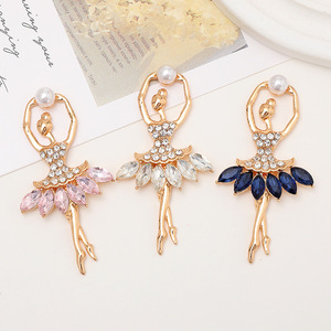 Nouvelles coques de téléphone DIY pour femmes en alliage, motif ballerine, avec œillets diamantés, trous pour chaussures de filles, électroplaquées - Product Image 1