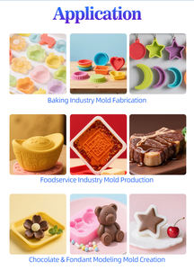 ชุดทำแม่พิมพ์ยางซิลิโคนแม่พิมพ์เรซิ่น3D ยืดหยุ่นสุดโปร่งแสงสำหรับของเล่นชุดทำเองแม่พิมพ์เด็กแสนสนุก - Product Image 6