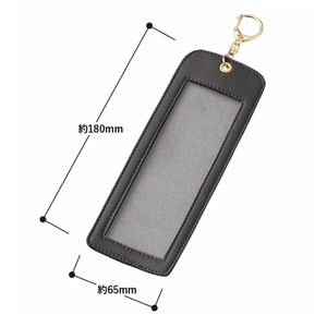 Porte-clés photo <span class=keywords><strong>portable</strong></span>, étui photo transparent, porte-clés en cuir, porte-clés avec étiquette, breloques pour sac, mémorial, mousqueton - Product Image 6