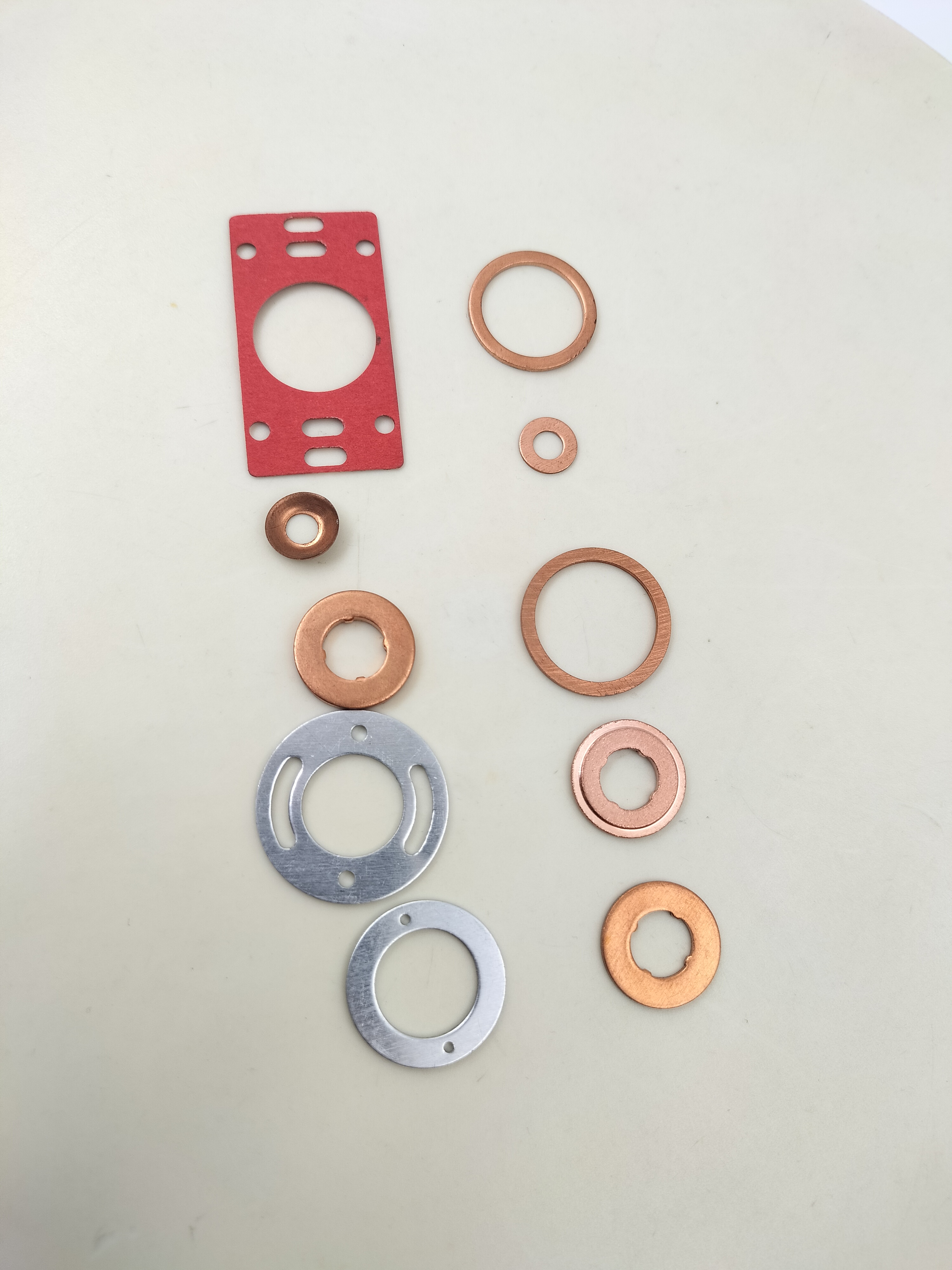 cooper injector holder F00ZW0003 copper injector washer  injector shim