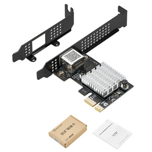 Lekuo IO-PCE8125B-GLAN 2.5Gbps Internal Wired Server Network Card PCIe X1 Realtek 8125 Desktop <b>Ethernet</b> <b>Adapter</b> Single RJ45 Port - Product Image 6
