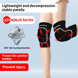 Genouillères en éponge respirante personnalisées pour le sport, l'entraînement de danse et le tricot - Product Image 2