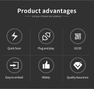 Escáner 2D de largo alcance Lector de código de barras MRZ OCR <span class=keywords><strong>Passpor</strong></span> Código QR Control de pasaporte automatizado KIOSK Escáner de código de barras - Product Image 4