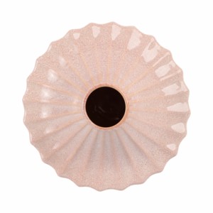 Vaso in ceramica scanalato e arrotondato per soggiorno, decorazione per la casa, centrotavola, decorazione per camera da letto. - Product Image 6