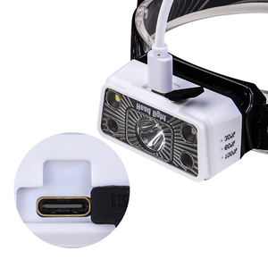 Đèn Pha USB Cắm Trại Câu Cá Mini Cảm Biến Sạc Được 500 M 200 Lumens Màu Đỏ XPG + 2LED Đèn Pin Đèn Pha Đèn Pha Đèn Pha Phía Trước - Product Image 3