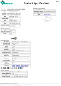 Электромагнитный клапан VERSA E4SM-3301-44-CHN-XT3-D024 - Product Image 6