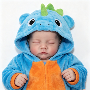 Poupée reborn personnalisée, ensemble de vêtements pour poupée reborn, poupée nouveau-né réaliste, poupée bébé sur le thème des dinosaures - Product Image 5
