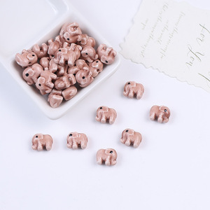 ของตกแต่งเซรามิกสีไล่เฉดลายช้างแสนสนุกสำหรับตกแต่งบ้าน - Product Image 3