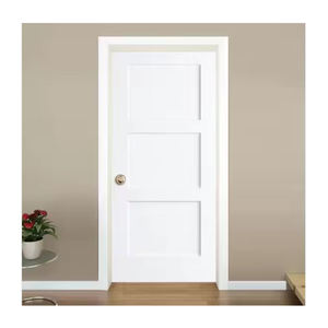 זול מודרני mdf pvc דלת חדר אמבטיה דלת דלת עץ pvc דלת עץ לבית דלת עץ לבית - Product Image 5