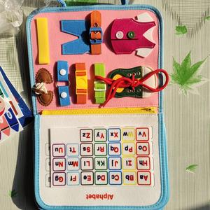 Vente flash : Tissu en <span class=keywords><strong>feutre</strong></span> Montessori, planche d'activités éducative, livre d'histoires silencieux pour les tout-petits, les bébés, les enfants, jouet pour enfants - Product Image 5