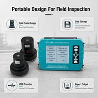 Testeur d'épaisseur de dalle GTJ LBY, appareil portable de mesure de la profondeur du béton avec kit de sondes émetteur-récepteur