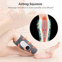 Kabelloser Elektrischer Heißkompresse-Vibrations-Airbag-Wadenmassagegürtel Luftkompressions-Beinmassagegerät mit Wärmefunktion