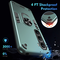 Étui de téléphone hybride PC TPU pour Infinix HOT 60 Pro/60 Pro+/ 60i 4G/GT 30 Pro avec support magnétique