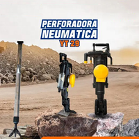 Marteau perforateur pneumatique portatif YT24/YT27/YT28/YT29A avec support pneumatique pour le forage de roches