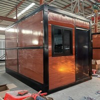 Maison préfabriquée modulaire pliable, résistante aux intempéries, installation rapide, pour bureau temporaire sur chantier, entrepôt