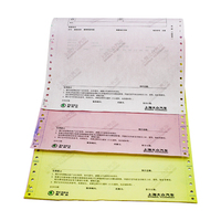 Papel Continuo para Impresora de Facturas y Recibos, de 1 a 6 Capas, 500 Hojas, Formato A4, Papel NCR sin Carbón, 100% Madera, Personalizado por el Fabricante OEM
