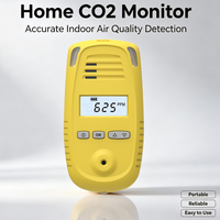 Mini moniteur de CO2 portable avec alarme sonore et lumineuse, détecteur de CO2 NDIR, mesureur de dioxyde de carbone pour la sécurité
