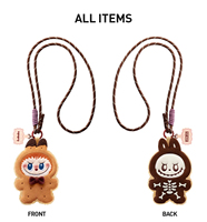Authentique POP MART The Monsters Spooky Bakehouse Labubu Cookie Mini Sac à bandoulière en peluche Halloween, Cadeau de collection