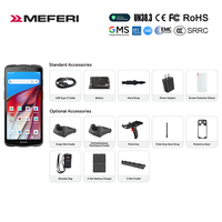 MEFERI ME61, Escáner de Código de Barras Portátil Industrial Resistente con Pantalla FHD de 6.0 Pulgadas y Batería de 5000 mAh, PDA Android para Logística de Almacén