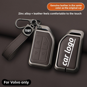 Funda protectora metálica con hebilla para llavero de camión Volvo, nueva, para camión FMFH FH16, tractor, control remoto de alta resistencia - Product Image 1