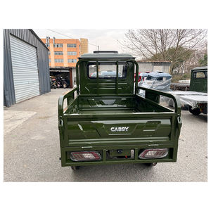 Triciclo de 3 ruedas Cubierta de refugio de triciclo de carga espaciosa Rendimiento robusto para entrega de alimentos - Product Image 4