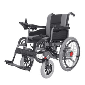 Silla de ruedas eléctrica plegable de <span class=keywords><strong>22</strong></span> pulgadas, equipo de rehabilitación manual de doble propósito - Product Image 6