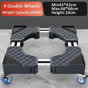 ฐานเครื่องซักผ้าแบบเคลื่อนย้ายได้ ขาตั้งเครื่องซักผ้าแบบปรับได้พร้อมล้อ - Product Image 4