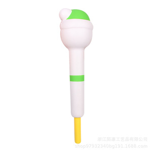 Funda para Bolígrafo de Espuma de Poliuretano con Diseño de Muñeco de Nieve Navideño, Regalo Sorpresa, Artículo de Papelería - Product Image 3
