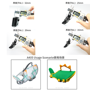 Fibbia a Sgancio Laterale Curva 15mm 20mm 25mm 32mm per Collare per Cani, Chiusura in Plastica a Forma di Osso per Giubbotto Salvagente per Animali - Product Image 3