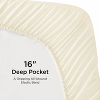 Ensemble de draps 100% bambou en gros, respirant, doux, taille King, bambou biologique, draps rafraîchissants, certifiés OEKO-TEX, 300 fils, style européen