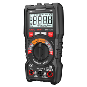 Multímetro <span class=keywords><strong>Digital</strong></span> Habotest HT113C com 6000 Contagens, Faixa Automática, Capacitância, Frequência, Ferramenta de Teste para Reparo de Celulares e Carros - Product Image 5