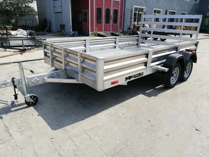 รถพ่วงแพลตฟอร์มและรถพ่วงเตียงแบนที่มีสังกะสี - Product Image 3