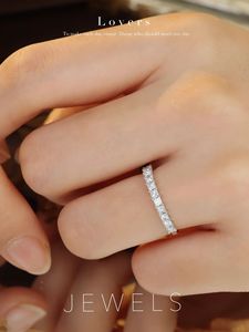 Anillo de Boda Xinfly de Oro Blanco de 18k con Diamante Natural de Corte Princesa de 0.50ct 0.58ct - Product Image 5