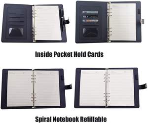Calendrier académique A5 en cuir personnalisé cahier à spirale Lino planificateur mensuel <span class=keywords><strong>de</strong></span> 5 ans fonction <span class=keywords><strong>de</strong></span> verrouillage pour Journal Journal boîte d'emballage A4 - Product Image 3