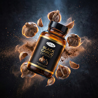 Extrait de Ail Noir Premium OEM en Poudre, 60 Capsules – Supplément Herbal Naturel pour l'Industrie Alimentaire Santé