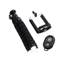 Nouveau support de téléphone Clip trépied de bureau Smartphone Portable Gorillapod Selfie Stick support de téléphone trépied pour caméra vidéo Vlog en direct