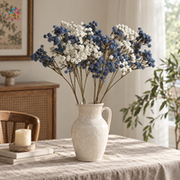 Bunga Gypsophila Buatan Tangan Warna Musim Gugur Sentuhan Lembut untuk Dekorasi Pernikahan dan Rumah