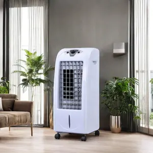 Ar condicionado elétrico de controle remoto com toque, ar condicionado elétrico de ar frio, água de refrigeração para uso doméstico, ar condicionado portátil