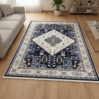 Tapis de maison en polyester imprimé numérique personnalisé 2026, antidérapant, en velours tendance