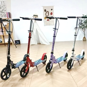 Venta al por mayor de alta calidad profesional personalizado comprar barato 2 ruedas de rueda grande plegable capaz de patada Scooters - Product Image 4