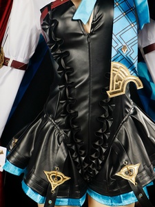 Disfraz de Cosplay para Adultos de <span class=keywords><strong>Genshin</strong></span> <span class=keywords><strong>Impact</strong></span>, Linit Interpretó a los Gemelos Fondant, Lini Mago con Disfraz de Halloween - Product Image 5