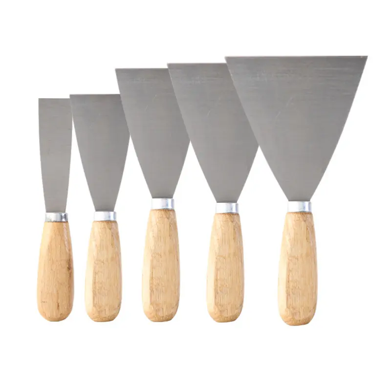 Professional construction tools Plastic Float Plastering Trowel with wooden handle putty knife