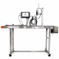 Machine d'impression de bouteilles en ligne, machine de codage par jet d'encre, imprimante de numéro de lot et de date d'expiration pour bouteilles en verre