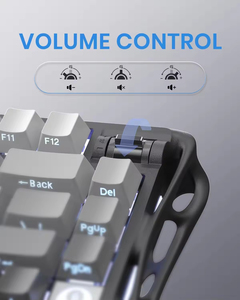 อุปกรณ์ต่อพ่วงคอมพิวเตอร์ K1 คีย์บอร์ดเกมมิ่งแบบไร้สาย 75% สวิตช์แบบ Linear พร้อมไฟ RGB Backlit - Product Image 4