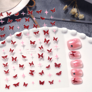 Autocollants pour ongles <span class=keywords><strong>HoneyGirl</strong></span> 3D 2D 5D, autocollants fins imperméables non toxiques en plastique pour nail art, sans BPA, autocollants pour ongles - Product Image 2