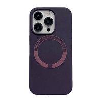 Vloeibare siliconen magnetische oplaadhoes voor 18 Pro Max 16/14 modellen, grote valbescherming