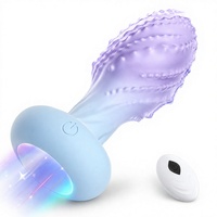 Kabelloser Analplug Vibrator für Männer 360-Grad-Rotation Po-Massagegerät Fernbedienung LED Prostata-Stimulator Erwachsenen-Lustspielzeug
