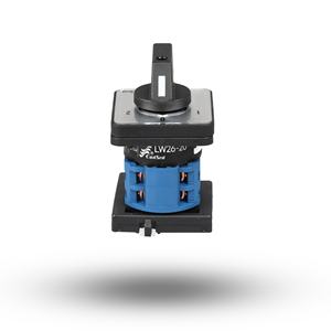 Interruttore Selettore Cantak LW26-20 1-0-2 2P per Montaggio su Guida DIN con Posizione Centrale OFF a 60 Gradi - Product Image 3