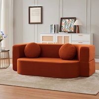 Sofá Cama Comprimido al Vacío para Sala de Estar, Apartamento, Dormitorio, Relajación, Sofá Modular Reclinable Plegable de Doble Uso