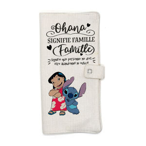 Housse de <span class=keywords><strong>passeport</strong></span> en lin à sublimation vierge, personnalisable, impression DIY, 22,5x11,5 cm, pochette de livre, porte-<span class=keywords><strong>passeport</strong></span>, portefeuille pour le bureau, l'école - Product Image 1